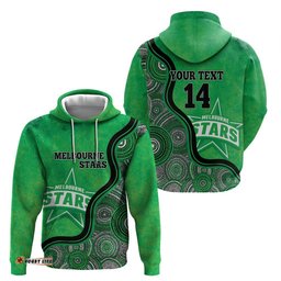 custom melbourne stars hoodie indigenous art grunge style