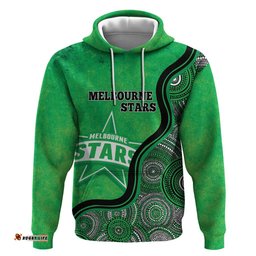 custom melbourne stars hoodie indigenous art grunge style