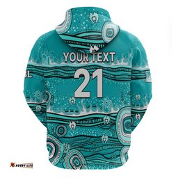 custom text and number australia heat cricket hoodie indigenous 08