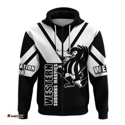 wests 1908 hoodie western suburbs mascot magpies