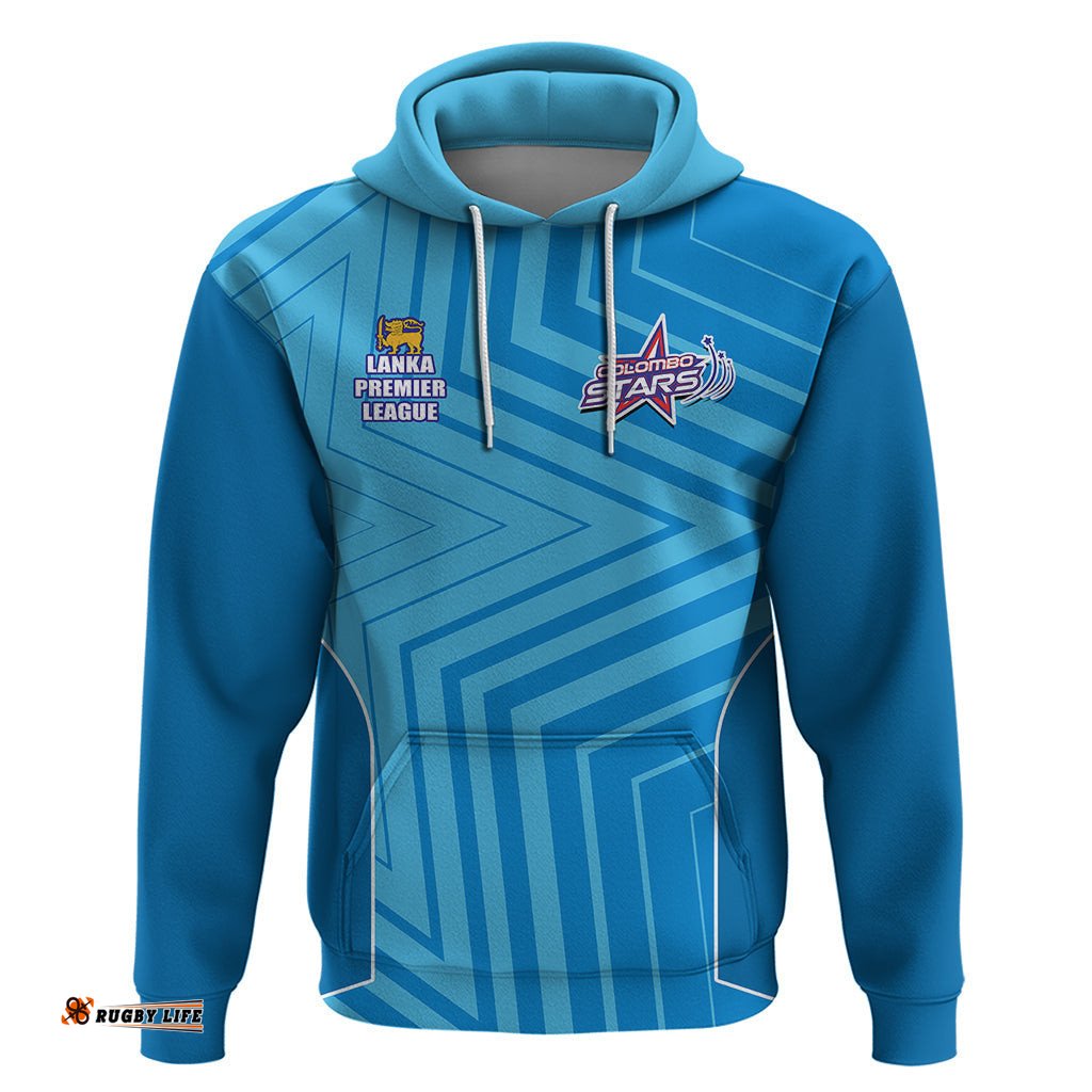 custom colombo star cricket hoodie lanka league