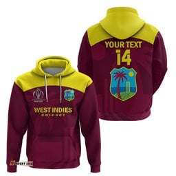 personalised west indies cricket hoodie go windies dynamic version