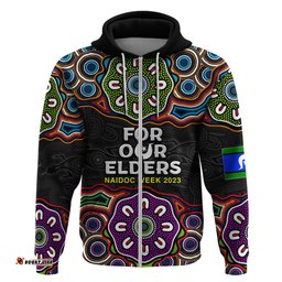 naidoc hoodie aboriginal tribal coloful