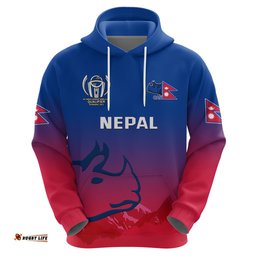 nepal cricket hoodie dynamic version