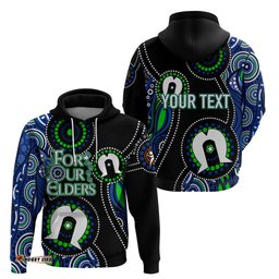 personalised naidoc hoodie torres strait for our elders