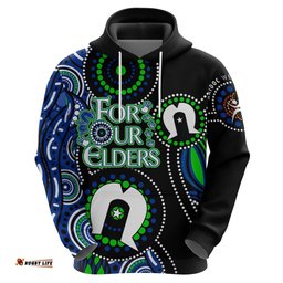 personalised naidoc hoodie torres strait for our elders