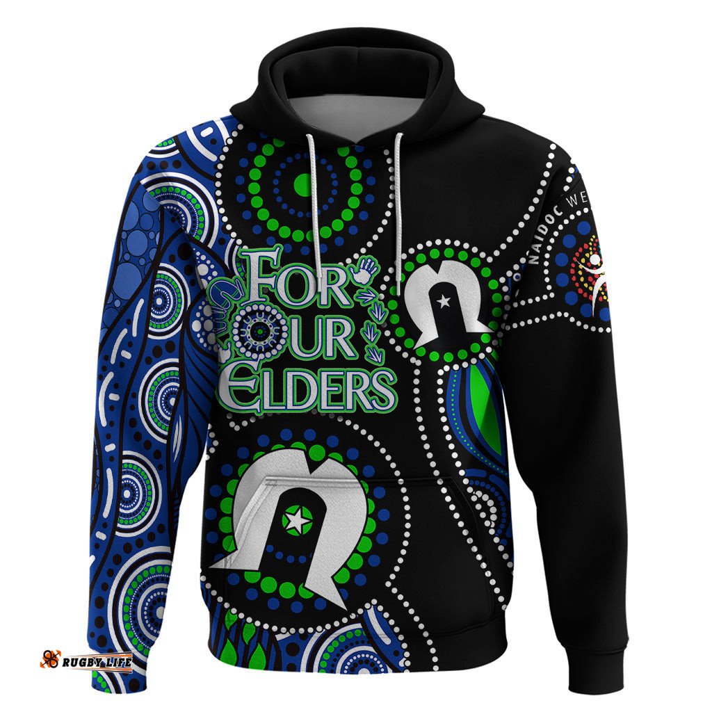 personalised naidoc hoodie torres strait for our elders