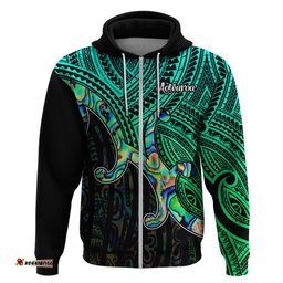 aotearoa papua shell hoodie maori tribal pattern