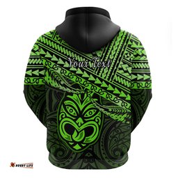 personalised matariki new zealand hoodie maori new year tiki green version