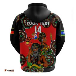 custom text and number australia naidoc hoodie niabali indigenous for our elders