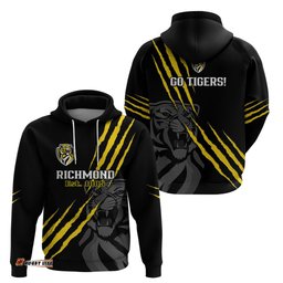 richmond football hoodie go tigers sporty style