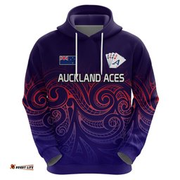 new zealand auckland cricket hoodie maori traditional ethnic style