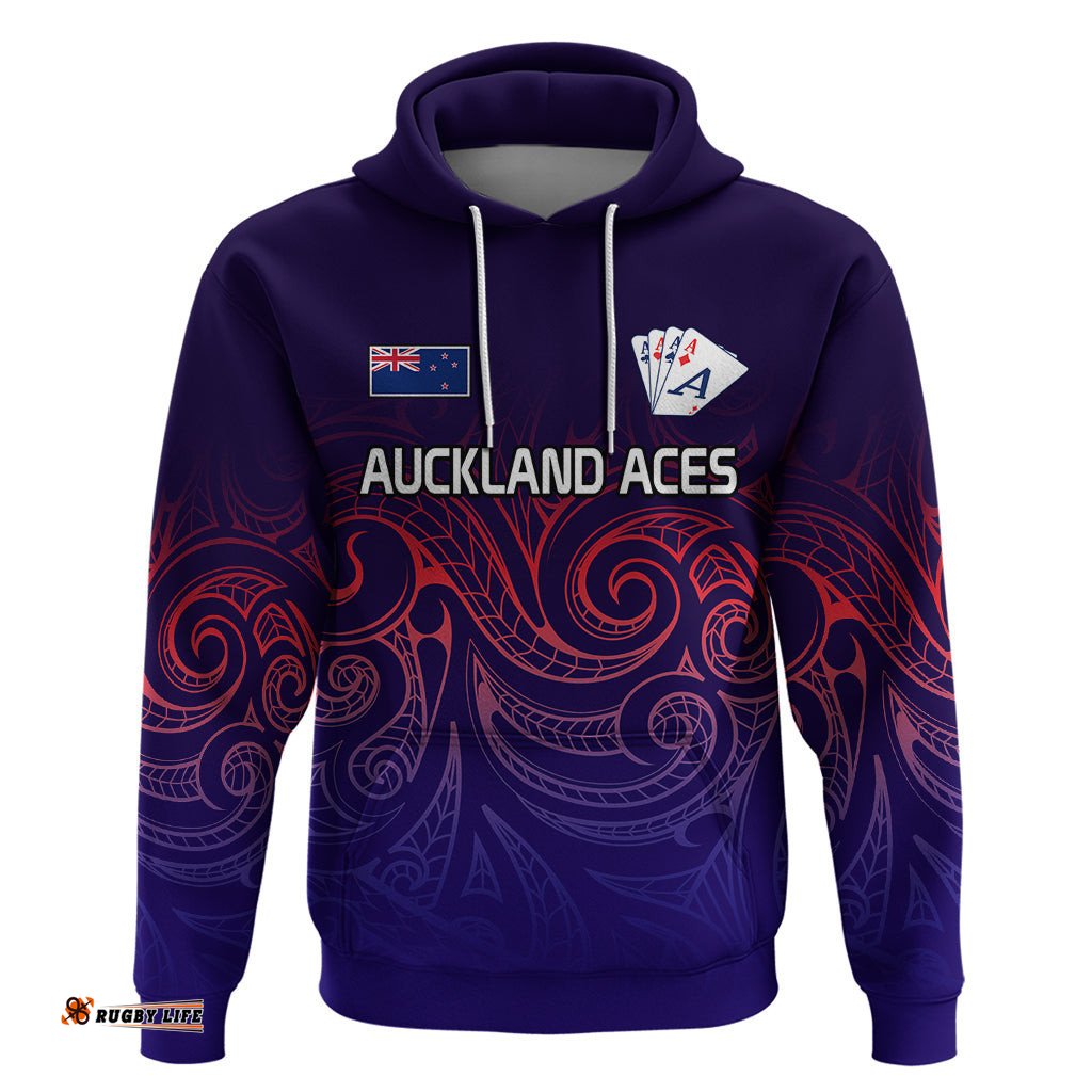 new zealand auckland cricket hoodie maori traditional ethnic style