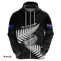 aotearoa rugby hoodie go black fern pacific nz maori