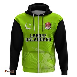 lahore qalandars cricket pakistan lq champions lime green hoodie