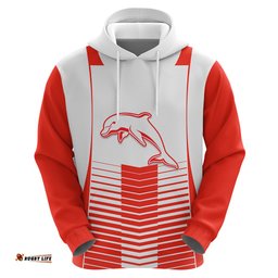 dolphins rugby hoodie sporty simple style
