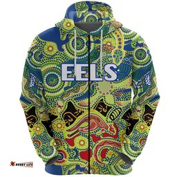 parramatta zip hoodie eels unique indigenous