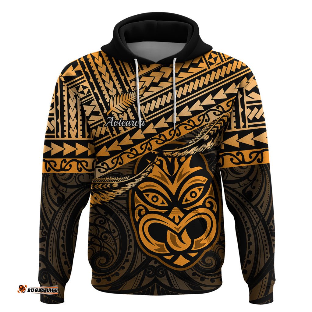 matariki new zealand hoodie maori new year tiki gold version