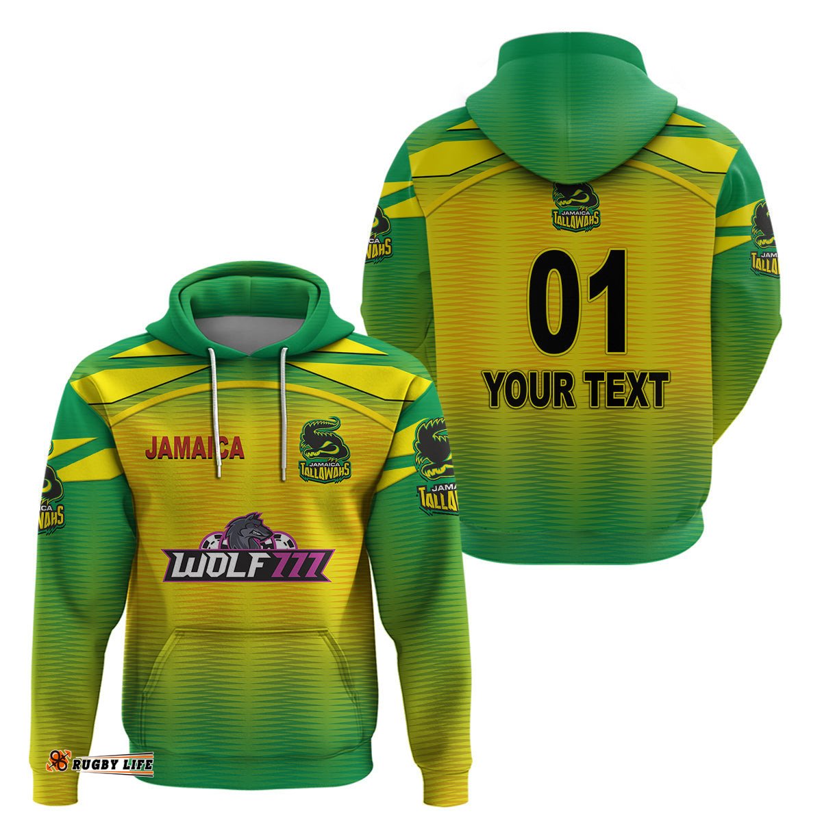 custom personalised jamaica tallawahs caribbean premier league cricket cpl original style hoodie