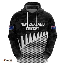 new zealand cricket hoodie black cap sporty style no1