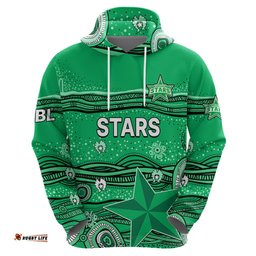 custom text and number australia stars cricket hoodie indigenous