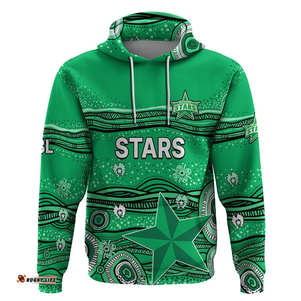 custom text and number australia stars cricket hoodie indigenous