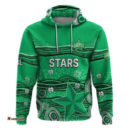 custom text and number australia stars cricket hoodie indigenous