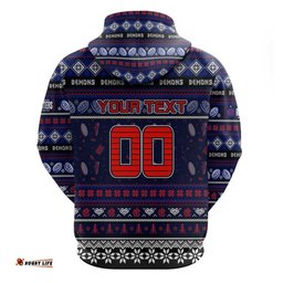personalized demons football xmas hoodie australia afl mascot