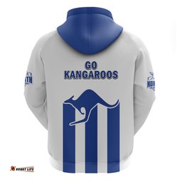 north melbourne football hoodie go kangaroos sporty style