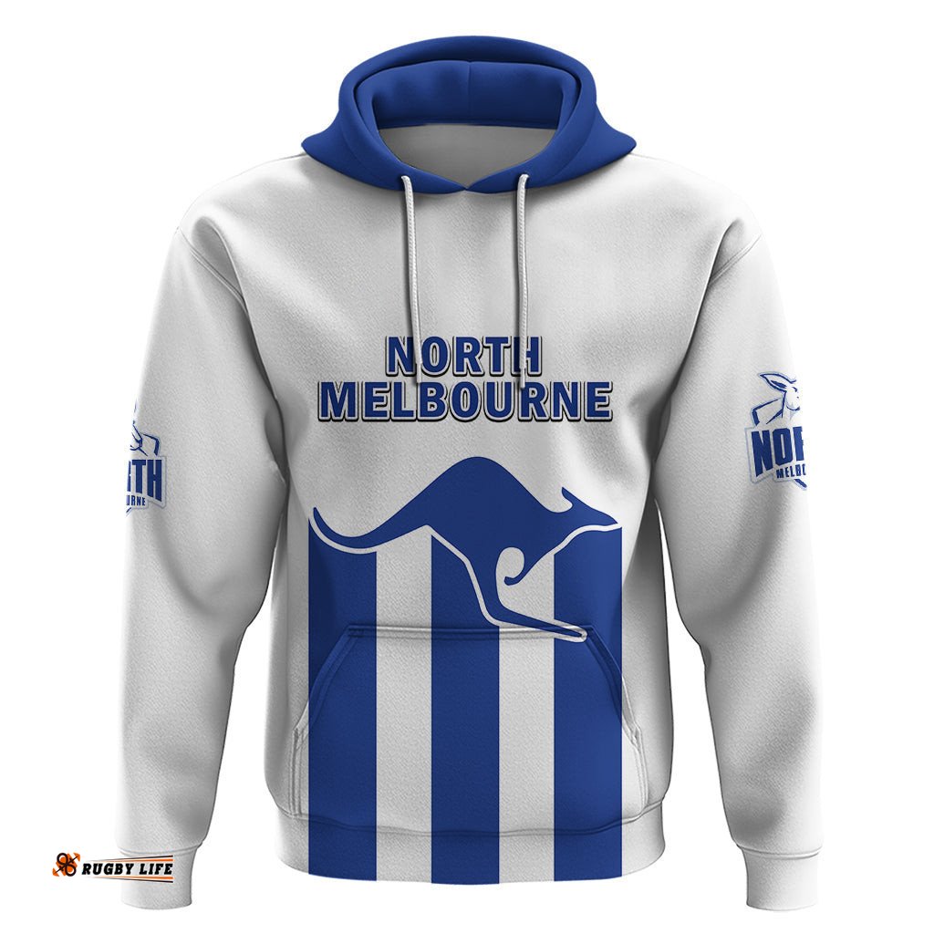 north melbourne football hoodie go kangaroos sporty style