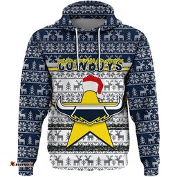 clothing north queensland cowboys christmas hoodie