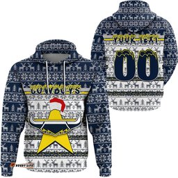 clothing north queensland cowboys christmas hoodie