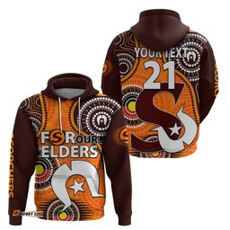 custom text and number scorchers bbl hoodie aboriginal naidoc for our elders