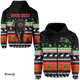 custom personalised panthers zip hoodie penrith christmas the riff
