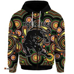 custom personalised penrith zip hoodie panthers indigenous vibes 06