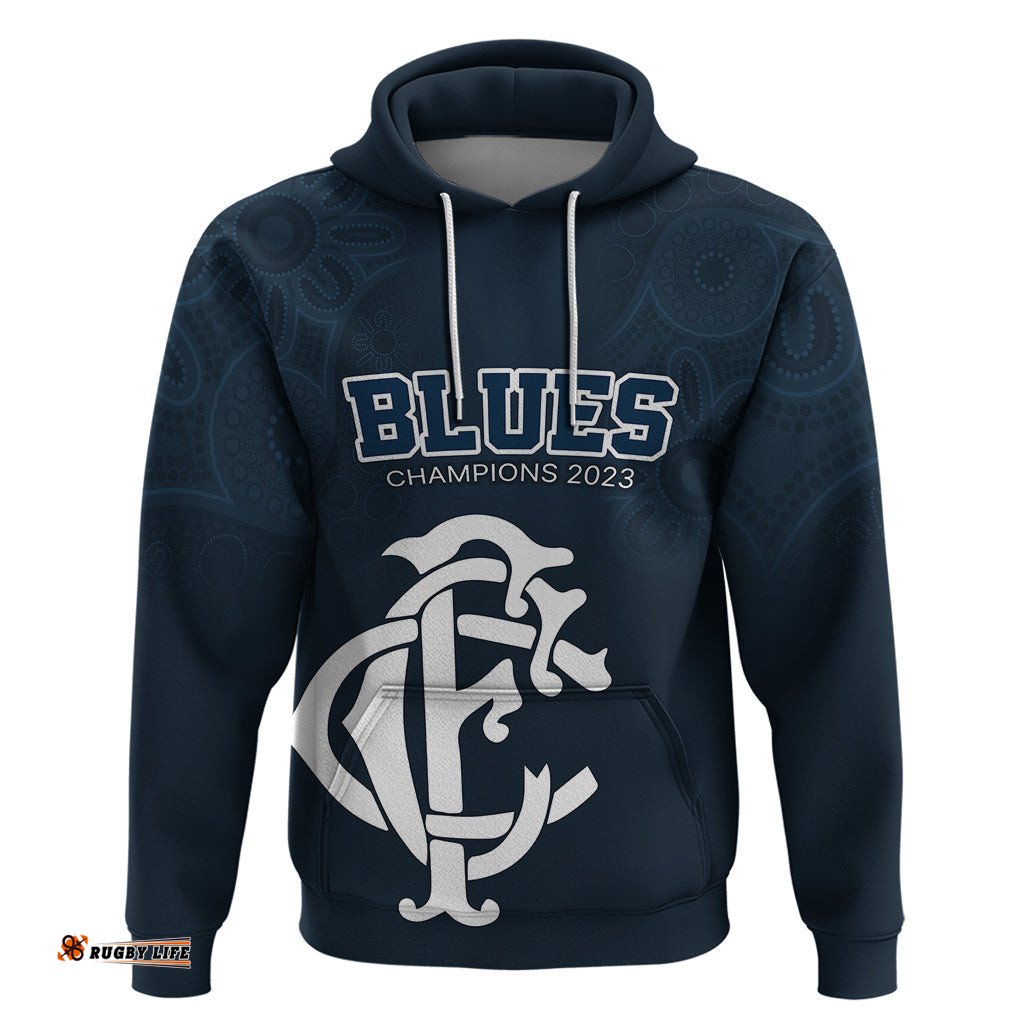 custom afl blues champions hoodie proud carlton aboriginal vibe