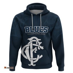custom afl blues champions hoodie proud carlton aboriginal vibe