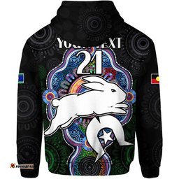 custom personalised naidoc week for our elders zip up and pullover hoodie rabbitoths indigenous
