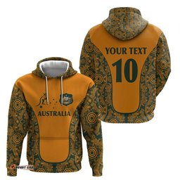 custom australia rugby championship 2024 hoodie aboriginal art tattoo pattern