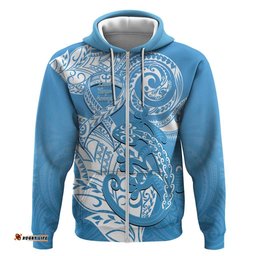 personalised new zealand autism awareness hoodie nz fern with maori koru lizard
