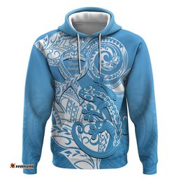personalised new zealand autism awareness hoodie nz fern with maori koru lizard