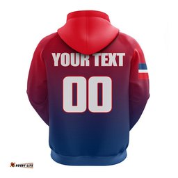 custom personalised and number baseball dominicana hoodie
