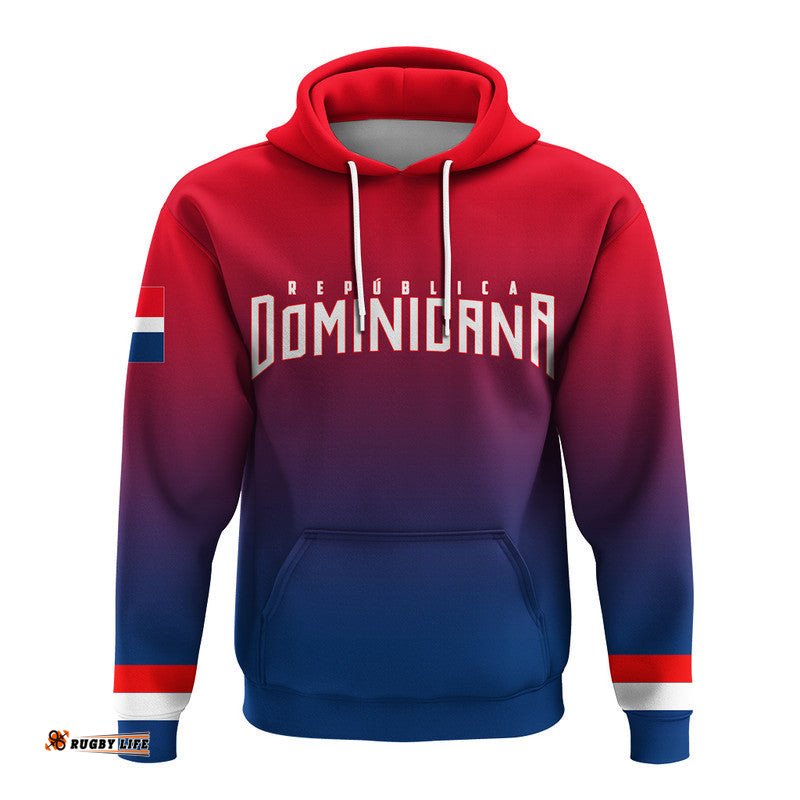 custom personalised and number baseball dominicana hoodie