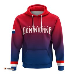 custom personalised and number baseball dominicana hoodie