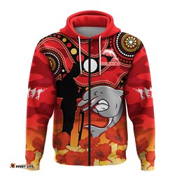 dolphins rugby anzac hoodie lest we forget