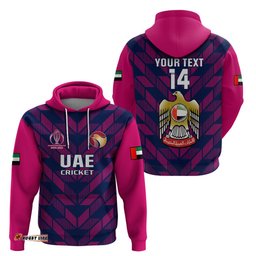 personalised united arab emirates cricket hoodie go uae dynamic version