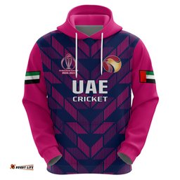 personalised united arab emirates cricket hoodie go uae dynamic version