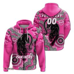 custom personalised panthers rugby anzac day camouflage indigenous art hoodie