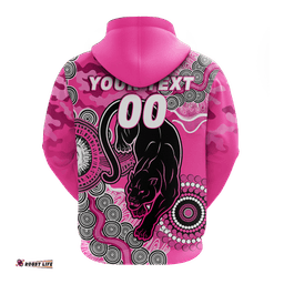custom personalised panthers rugby anzac day camouflage indigenous art hoodie