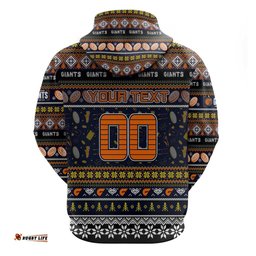 personalized giants football xmas hoodie australia afl mascot